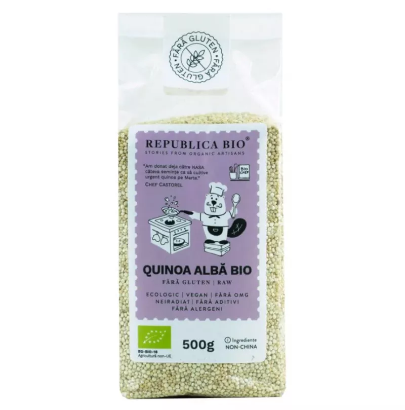 REPUBLICA BIO QUINOA  ALBA BIO, FARA GLUTEN, ECOLOGIC, 500G, [],axafarm.ro