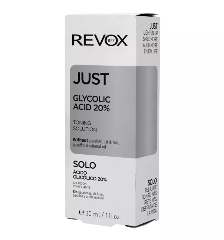 REVOX JUST CLYCOLIC ACID 20% TONING SOLUTION, [],axafarm.ro