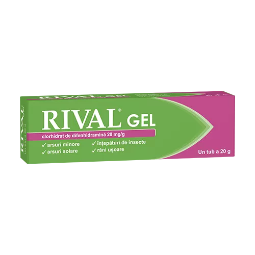 RIVAL 20 mg/g x 1 GEL 20mg/g FITERMAN PHARMA S R, [],axafarm.ro