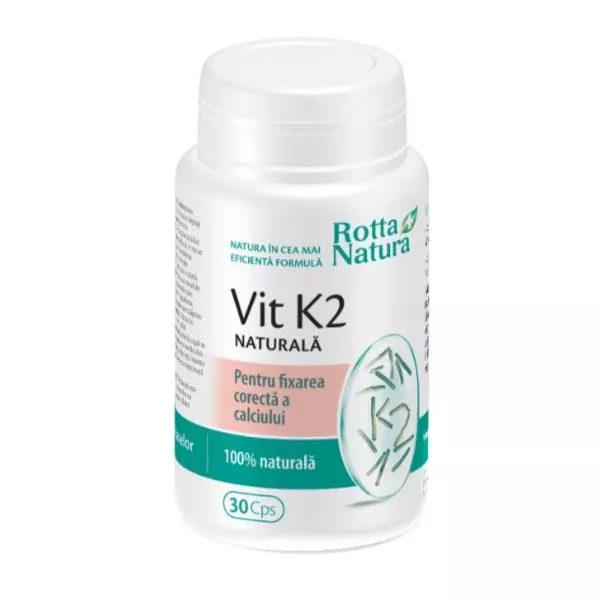 ROTTA NATURA VITAMINA K2 NATURALA 30CAPS, [],axafarm.ro