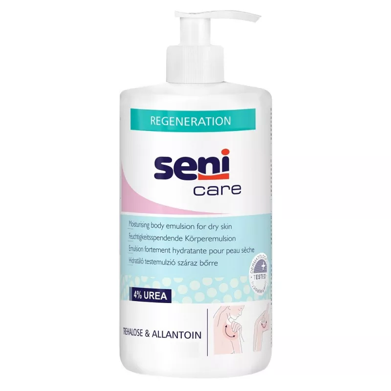 SENI CARE EMULSIE PIELE USCATA UREE 4% 500ML, [],axafarm.ro