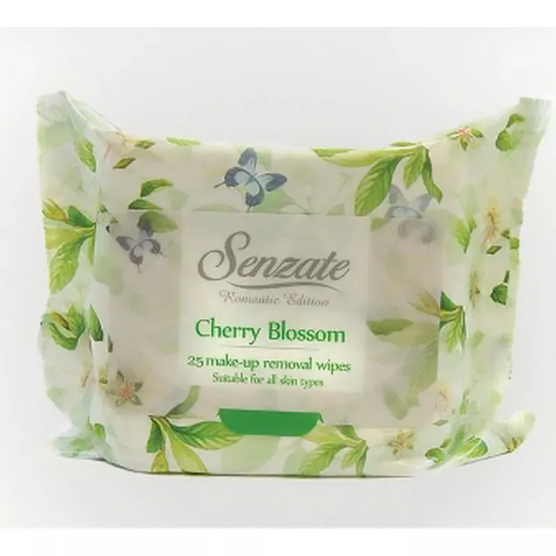 SENZATE SERVETELE DEMACHIANTE 25BUC CHERRY, [],axafarm.ro