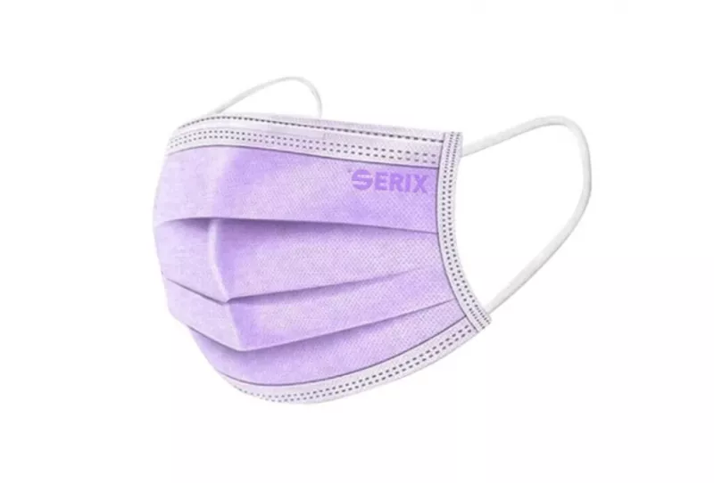 SERIX MASCA MEDICALA 3PLIURI TIP II R CULOARE MOV 50BUC, [],axafarm.ro