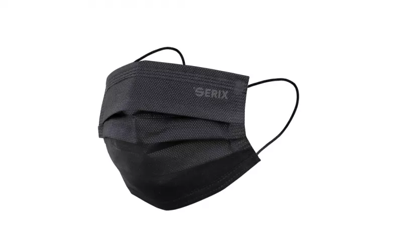 SERIX MASCA MEDICALA 3PLIURI TIP II R CULOARE NEAGRA 50BUC, [],axafarm.ro