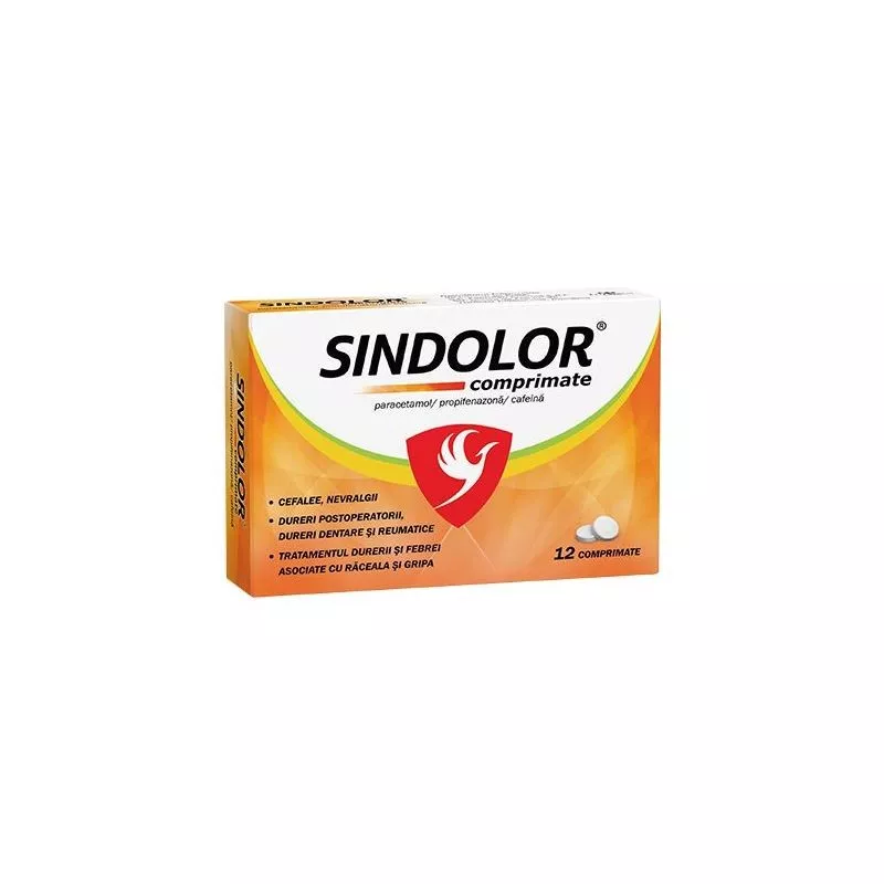 SINDOLOR x 12 COMPR. 250mg/150mg/50mg S C FITERMAN PHARMA, [],axafarm.ro
