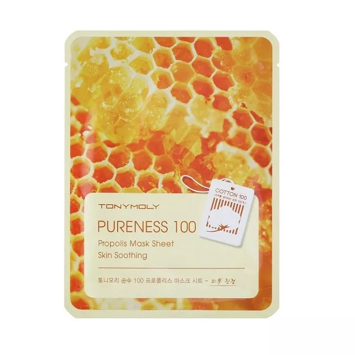 TONYMOLY MASCA CU EFECT CALMANT CU PROPOLIS  PURENESS, [],axafarm.ro
