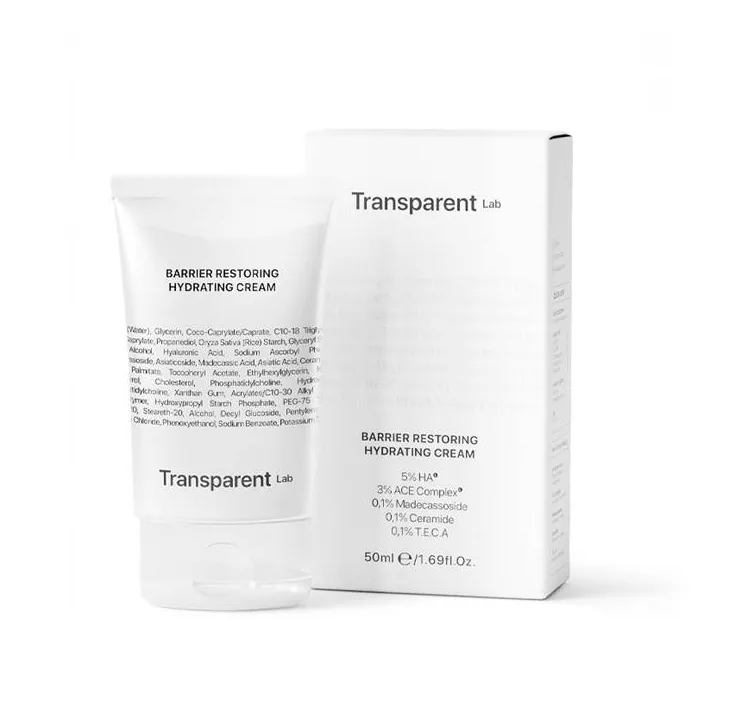 TRANSPARENT LAB CREMA ULTRA-HIDRATANTA, BARRIER RESTORING HYDRATING CREAM, 50 mL, [],axafarm.ro