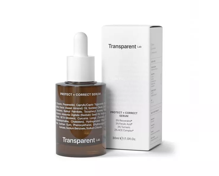 TRANSPARENT LAB SERUM ANTI-RID SI ANTIOXIDANT CU RESVERATROL SI ACID FERULIC, 15 mL, [],axafarm.ro