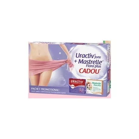 URACTIV FORTE X 10 CPS + MASTRELLE FLORA PLUS X 10 CPS VAG, [],axafarm.ro