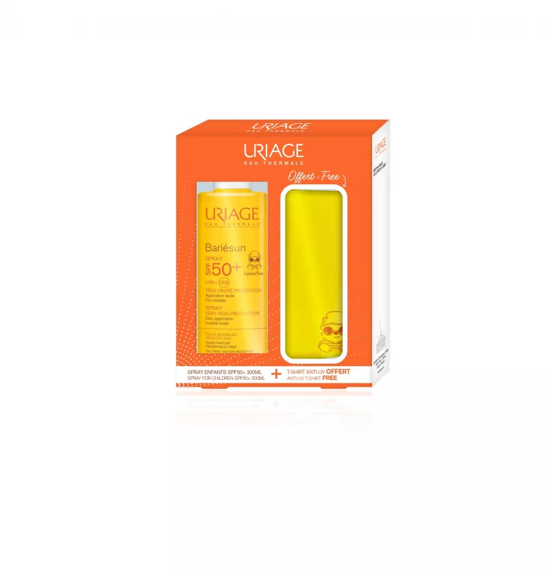 URIAGE PROMO BARIESUN SPRAY COPII SPF50+ 200ML + TRICOU CADOU, [],axafarm.ro