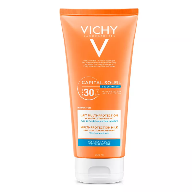 VICHY CAPITAL SOLEIL LAPTE MULTI PROTECTOR SPF 30+ 200ML, [],axafarm.ro