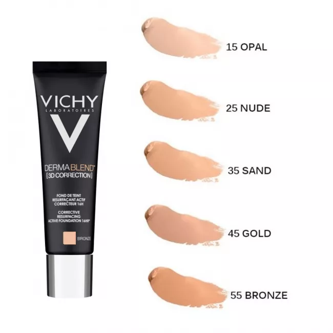 VICHY DERMABLEND 3D FOND DE TEN NR 20 30ML, [],axafarm.ro