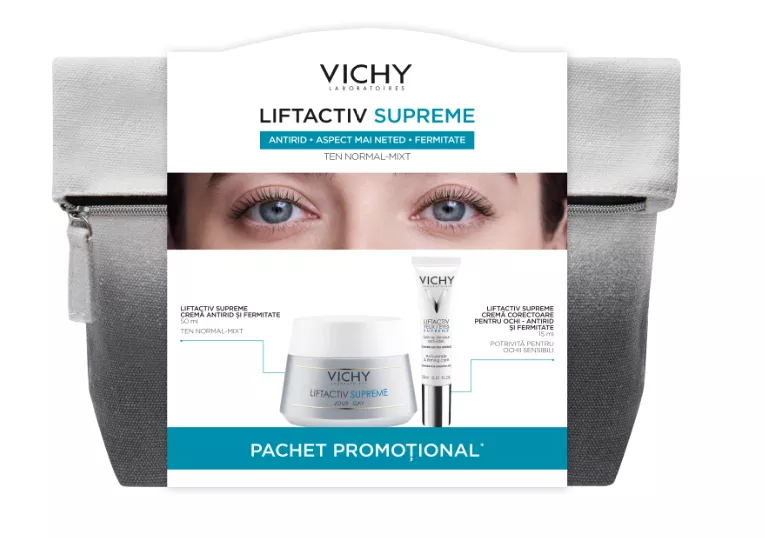 VICHY PROMO LIFTACTIV SUPREME PNM 50ML + LIFTACTIV SUPREME CREMA CONTUR OCHI 15ML, [],axafarm.ro