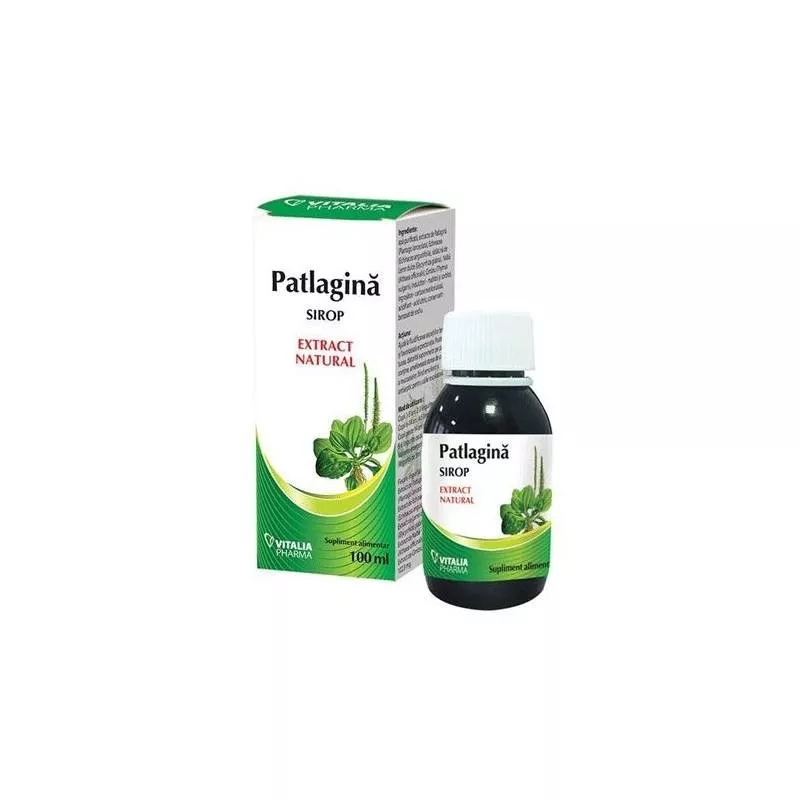 VITALIA SIROP PATLAGINA 100ML, [],axafarm.ro