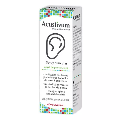 ZDROVIT ACUSTIVUM SPRAY AURICULAR 20 ML, [],axafarm.ro