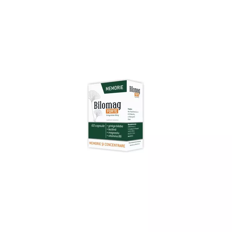 ZDROVIT BILOMAG FORTE MEMORIE 60 CPS, [],axafarm.ro