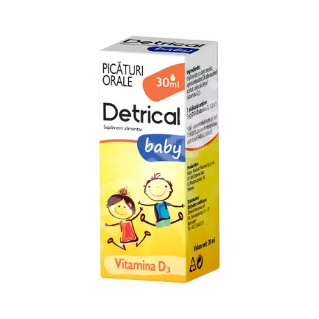 ZDROVIT DETRICAL BABY 30 ML, [],axafarm.ro