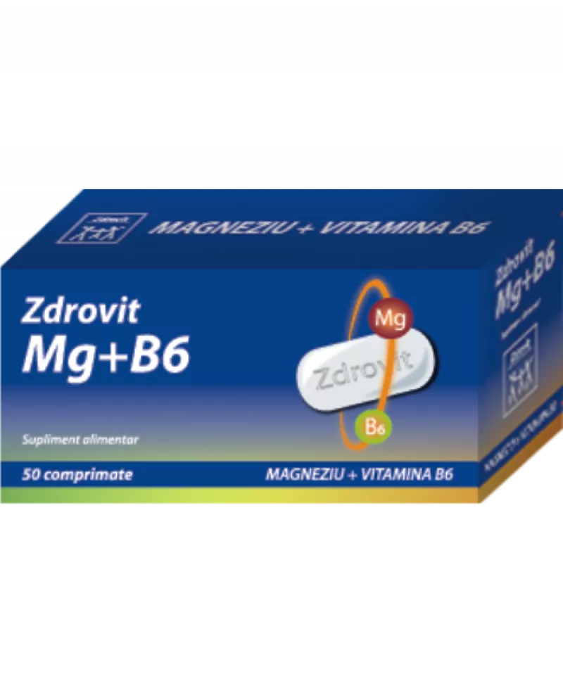 ZDROVIT MG + B6 50CP, [],axafarm.ro