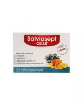ZDROVIT SALVIASEPT ACUT 12 CP, [],axafarm.ro