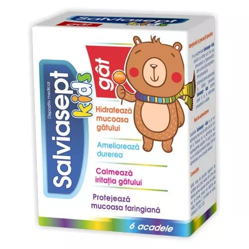 ZDROVIT SALVIASEPT KIDS GAT 6 ACADELE, [],axafarm.ro
