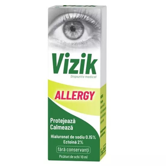 ZDROVIT VIZIK ALLERGY PICATURI PENTRU OCHI 10ML, [],axafarm.ro