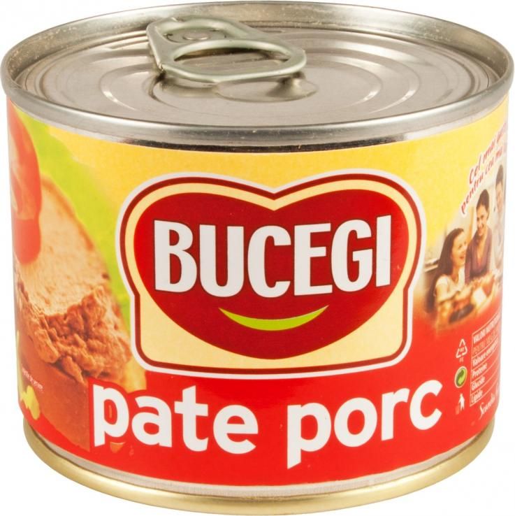 Conserve pateu PATE PORC BUCEGI 200G # 48 buc 354 BUCEGI dep...
