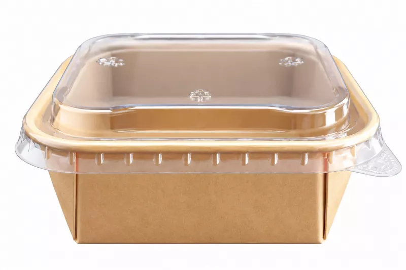 BOL cu CAPAC 128 mm PREMIUM KRAFT PE 650 ml 50 buc/set, [],deterlife.ro