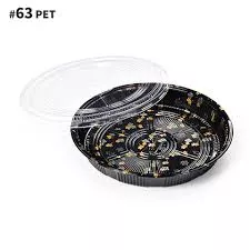 CASEROLA CU CAPAC R27 ROTUNDA PT.SUSHI 27.5 CM DIAMETRU 50 BUC/SET, [],deterlife.ro