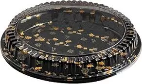 CASEROLA CU CAPAC R34 ROTUNDA PT.SUSHI 35 CM DIAMETRU X 4 CM ADANCIME 25 BUC/SET, [],deterlife.ro