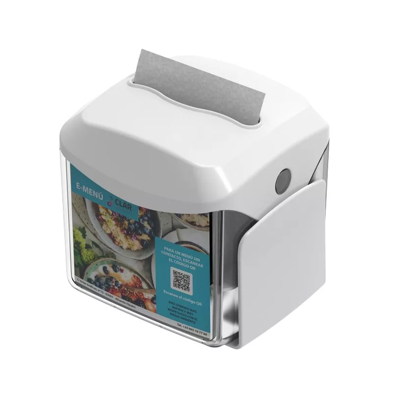 CLAR SYSTEMS KN0100PB DOZATOR SERVETELE DE MASA LUBBO ALB, [],deterlife.ro