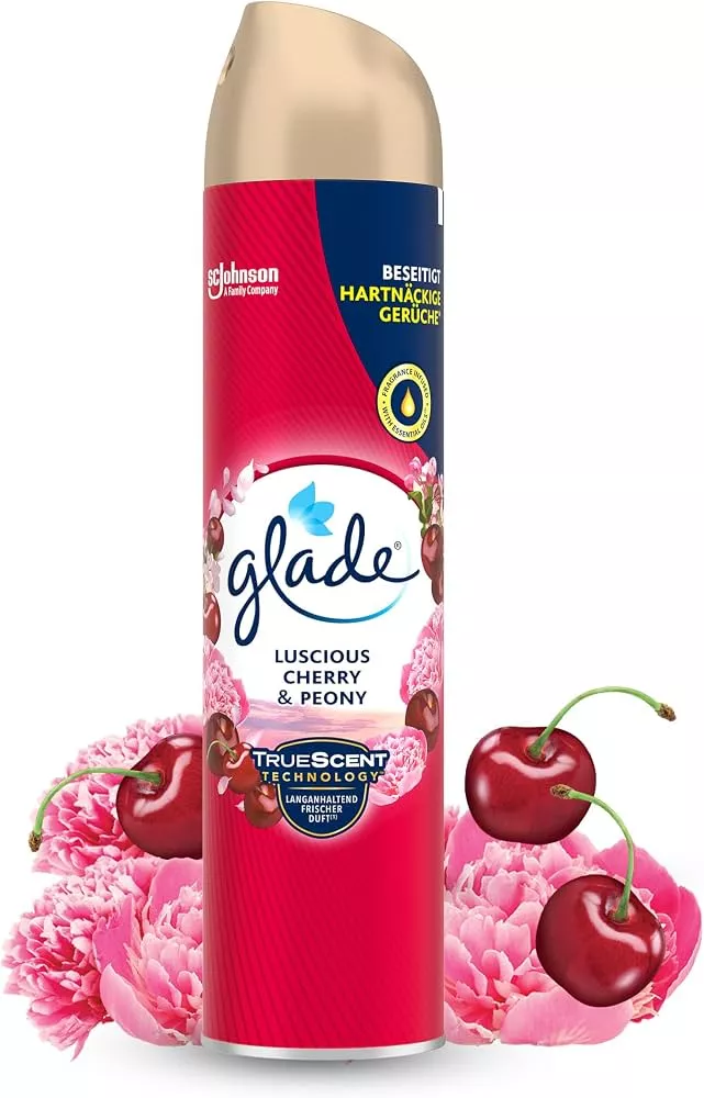 GLADE ODORIZANT SPRAY CHERRY& PEONY AEROSOL 300 ML, [],deterlife.ro
