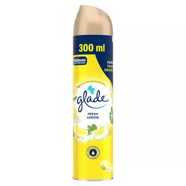 GLADE ODORIZANT SPRAY LEMON  AEROSOL 300 ML, [],deterlife.ro