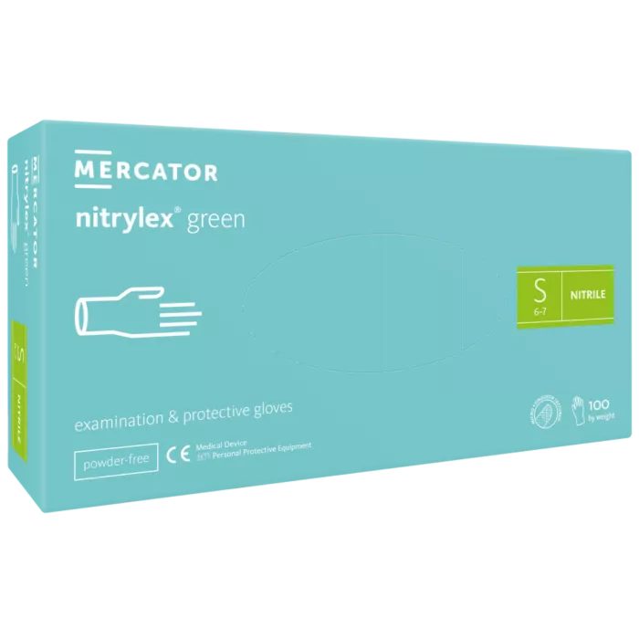 MERCATOR MANUSI NITRYLEX VERZI 100 BUC/SET S, [],deterlife.ro