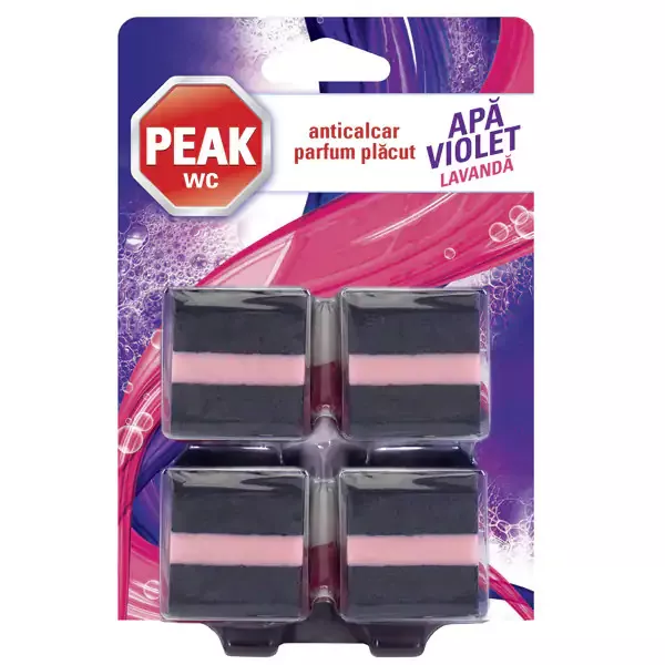PEAK WC TABLETE 4X50 GR LAVANDA
, [],deterlife.ro