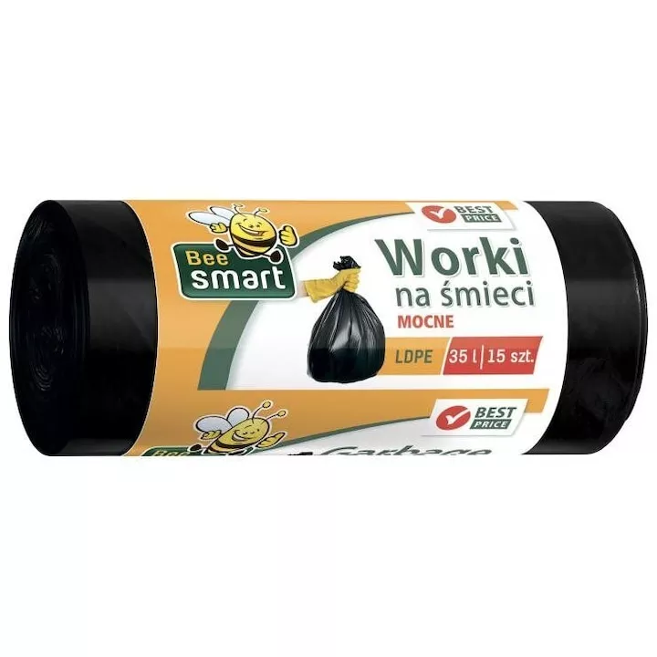 SACI MENAJ 35 L NEGRI 50 BUC/ROAL BEE SMART, [],deterlife.ro