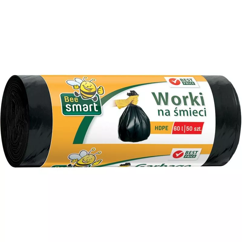 SACI MENAJ 60 L NEGRI 50 BUC/ROAL BEE SMART, [],deterlife.ro
