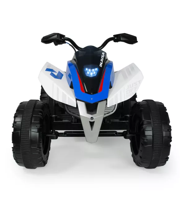 ATV electric pentru copii, Injusa, Quad Rage, 12V, model silentios, pornire cu cheie, frana electrica, 3 ani+ 2