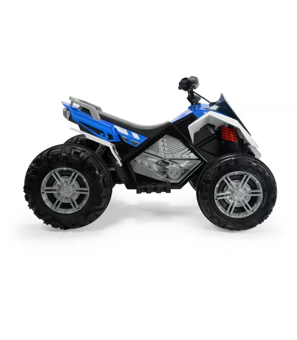 ATV electric pentru copii, Injusa, Quad Rage, 12V, model silentios, pornire cu cheie, frana electrica, 3 ani+ 4