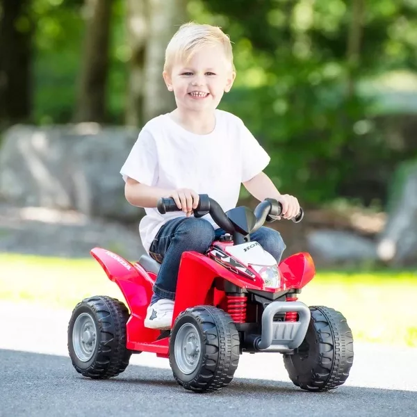 ATV electric pentru copii, licenta Honda, 18-36 luni, cu sunet si lumini, Red 7