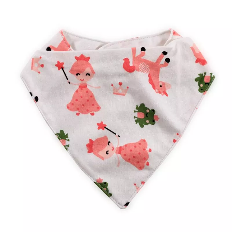 Baveta tip bandana, bumbac, culori fetite 5