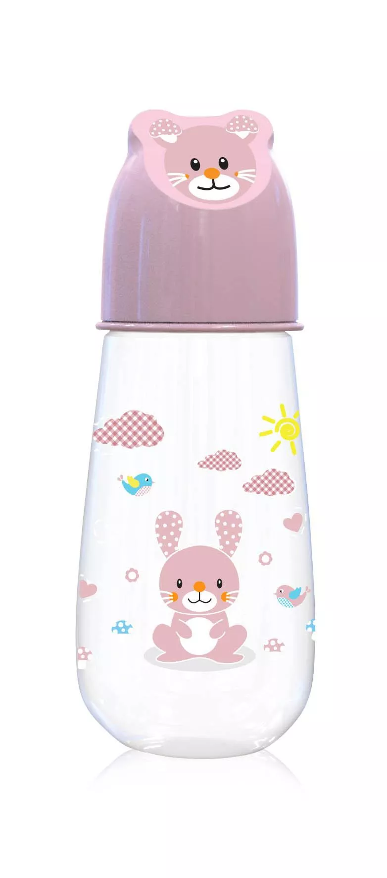 Biberon Character Hood 125 ml Animale, Pink 1
