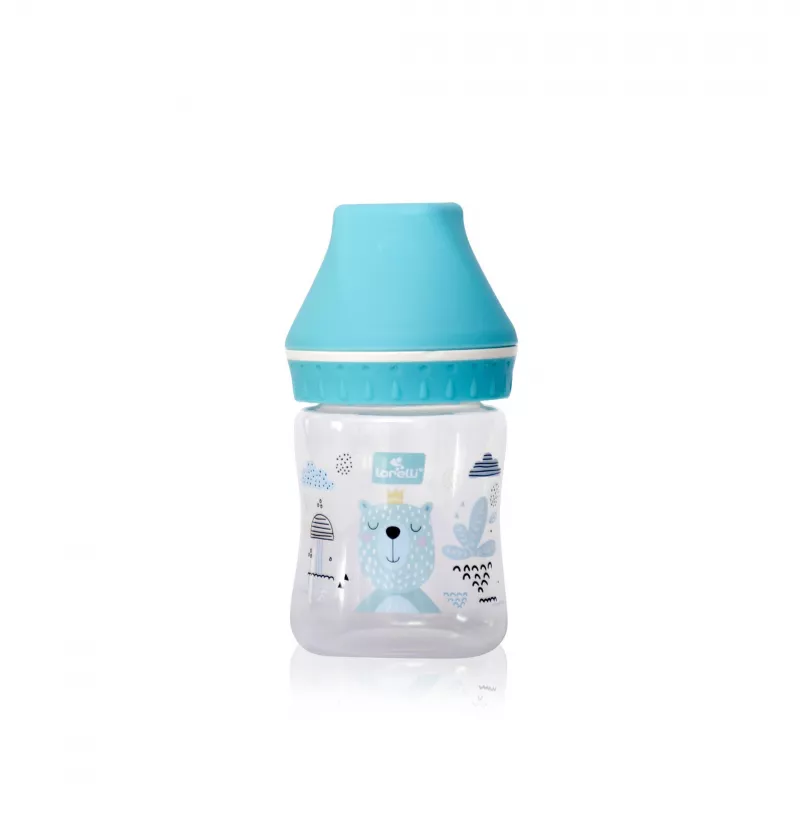 Biberon cu gat larg, 0 luni+, 125 ml, My Friend, culori diferite 2