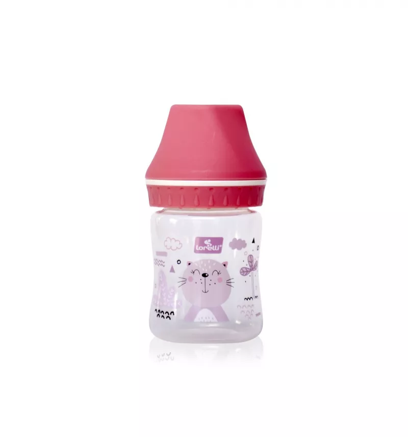 Biberon cu gat larg, 0 luni+, 125 ml, My Friend, culori diferite 4