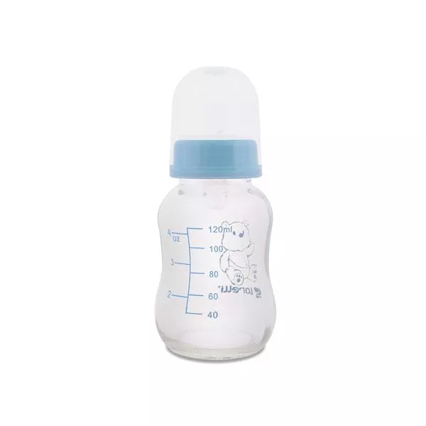 Biberon din sticla 120 ml Moonlight Blue 1