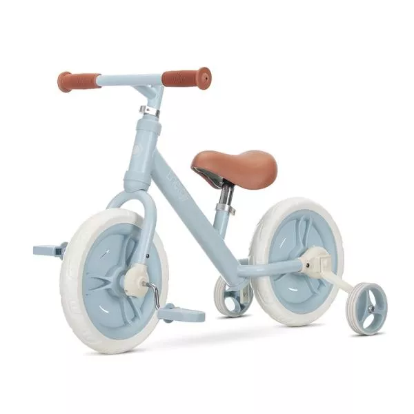 Bicicleta de echilibru 2in1, Energy, include pedale si roti auxiliare, potrivit 2-5 Ani, Blue 1