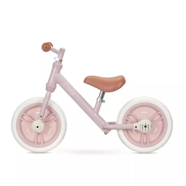 Bicicleta de echilibru 2in1, Energy, include pedale si roti auxiliare, potrivit 2-5 Ani, Pink 6