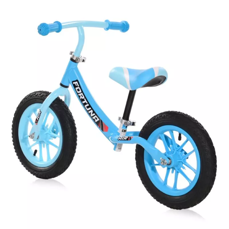 Bicicleta de echilibru, Fortuna Air, 2-5 Ani, 12 inch, anvelope cu camera, jante cu leduri, Light & Dark Blue 2