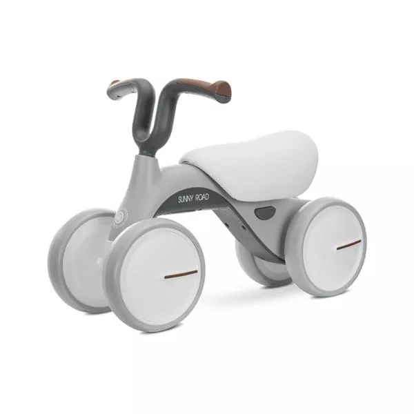Bicicleta de echilibru, Sunny Road, 12-36 luni, scaun reglabil, lumini si muzica, Grey 1
