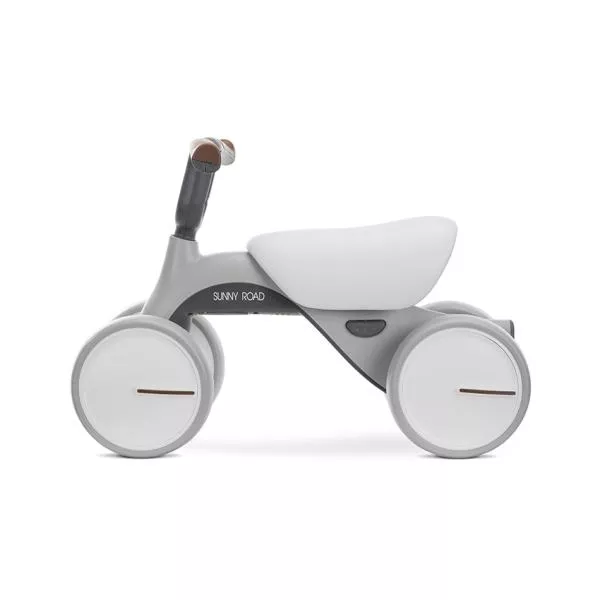 Bicicleta de echilibru, Sunny Road, 12-36 luni, scaun reglabil, lumini si muzica, Grey 2