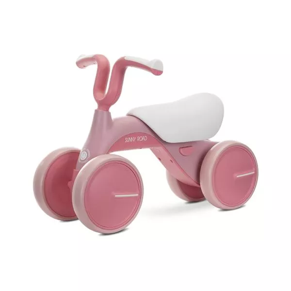 Bicicleta de echilibru, Sunny Road, 12-36 luni, scaun reglabil, lumini si muzica, Pink 1